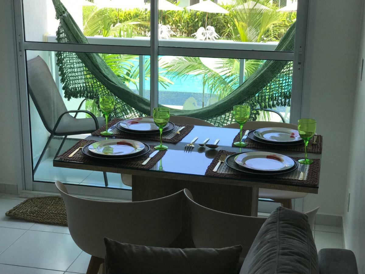 Flat Excelente Em Porto De Galinhas Palm Village Acqua Frente Para As Piscinas المظهر الخارجي الصورة
